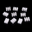 10Pcs 10A 3 Way LED Ceiling Quick Fix Spring Clamp Terminal Block Connector F-T