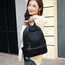 Casual Ladies Backpack Black Waterproof Nylon Bag Girl Fashion Travel Backp