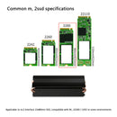 M.2 SSD Heatsink NVME 2280 Solid State Drive Radiator Cooler for Desktop PC