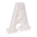 White Large Plastic Marquee Freestanding Alphabet LED Light UP Letters A