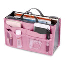 Multi-function Make Up Organizer Cosmetic Bag Travel Wash Handbags (Pink) A