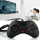 Gamepad Usb Classic Style Wire Handle For All 16-Bit Md Games From Sega Bla