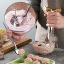 Easy Meatball Maker Stainless Steel Stuffed Meatball DIY Fish Meat Ball Mak R9K8