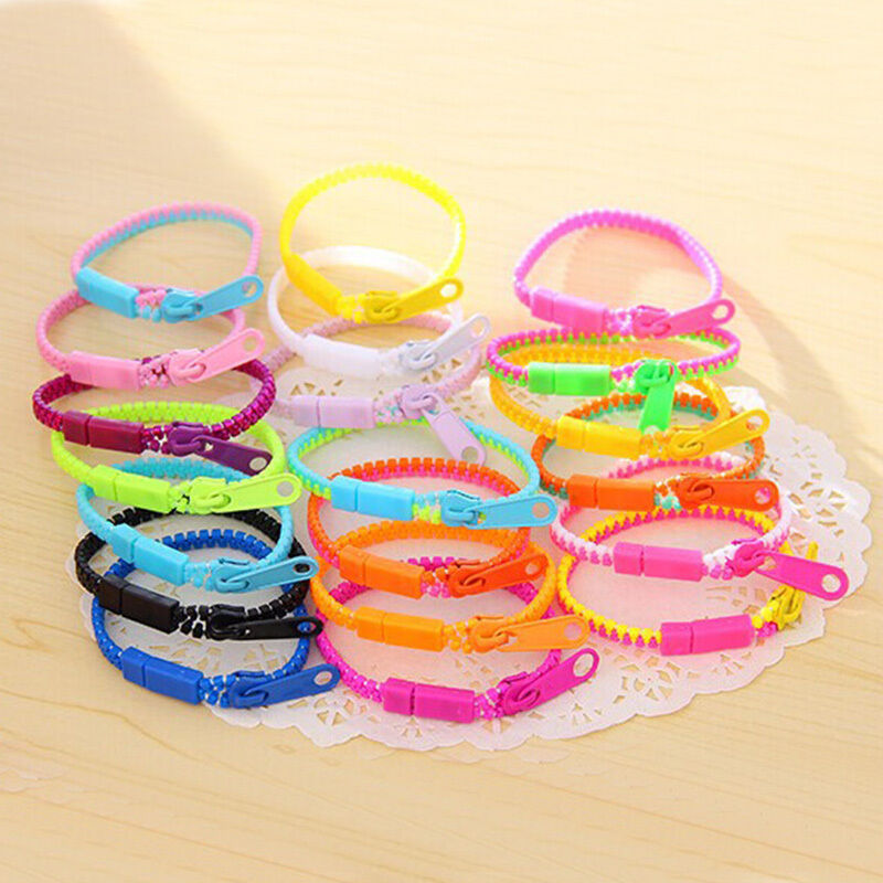 Two Colors Zipper Bracelet Fidget ducts Kids Sensory Stress Relie Toys Fun