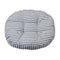 45cm Tatami Cushion Handmade Pillow Floor Chair Seat, Cotton, Blue Strips