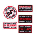 Service Dog Patch Badge with Hook Backing Service Animal Vests Harnesses 1#