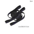 2X Heavy Duty Hammock Swing Tree Hanging Straps Rope Belt Carabiner Fitting R1V9