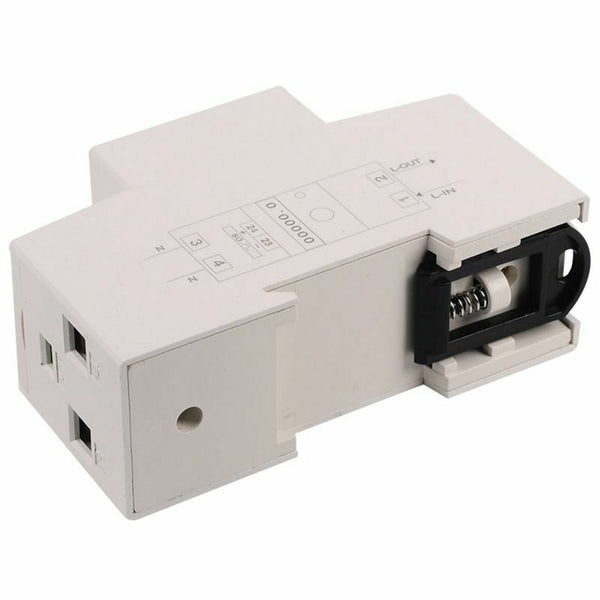 Din Rail Single Phase Wattmeter Power Consumption Watt Electronic Energy Me F9H6