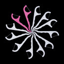 125pcs Dental Floss Picks Toothpicks Stick Oral Health Care Tooth Safety