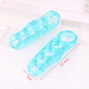 One Pair Silicone Toe Separator Spreader Correction Pain Relief Hallux Valgus FT