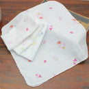 25x25cm 4pcs Baby Face Hand Towels Feeding Wipe Wash Cloth Towel Cartoon Pattern