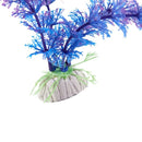 Aquarium Bubble Release Air Stone 13.4" Plastic Plants Blue Purple J4V3