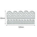 Lace Flower Edge Metal Cutting Dies Scrapbooking Embossing Stencil 125*65mm