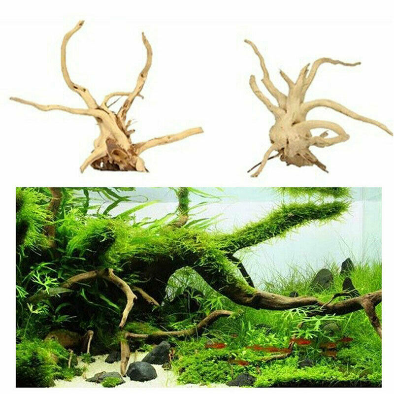 Aquarium Natural Tree Trunk Driftwood Fish Tank Plant Wood Decoration OrnameBSE