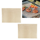 2 Pcs Non Stick Grilling Mat - Prevent Food from Sticking to or Falling Through