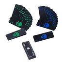 High Quality Plastic New Poker Size Playing Cards 1PC Mini Blue + Green