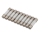 10Pcs 250V 0.5A 500mA Fast Blow Ceramic Fuses Tubes 5mm x 20mm