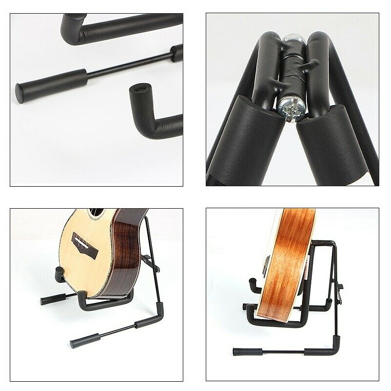 Aluminum Alloy Folding Instruments Stand Bracket Holder With Soft Sponge St
