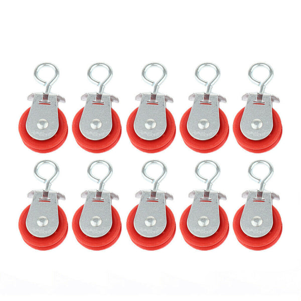 10 Pcs Automatic Coop Door Opener Waterline Pulley Backyard Poultry Supplies