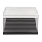 Anti-dust Arcylic 4-Step Display Case, Flat Glossy Base, Stackable Design, for