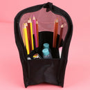Zipper Black Travel Makeup Brush Bag Empty Organizer Pouch Pocket Holder Kit OZ