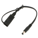 8inch SAE to DC5521 Adapter Cable Motorcycle  Clothing Jack Adapter