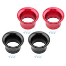 4pcs 50mm Air Filter Velocity Stack Kit for PWK24 PWK26 Carburetor Red&Black