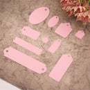 10Pcs/ frame Metal Tag Cutting Dies Scrapbooking Embossing Paper Card Craft   LJ