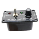 Bilge Pump Switch Panel with Fuse, DC12V 3 Way Toggle Switch Panel,