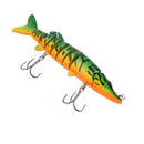 5 "/ 12.5 cm 20 g Realistic multi-Articule hard Fishing Lure 9 segement Pik Y6Z8