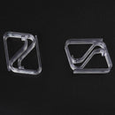 4 Pcs Home Party Clear Plastic 20mm-35mm Desk Table Cloth Clips D5S7