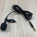Portable Lavalier Microphone 3.5mm Lapel Clip-on Mic for DSLR Camera Smartp Top
