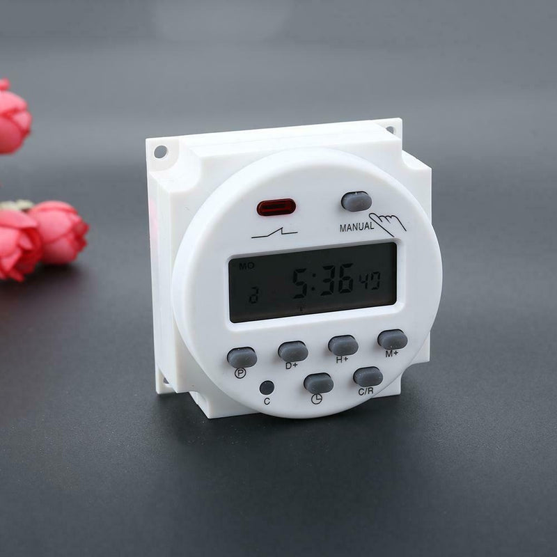 Digital LCD Display Power Timer Weekly Programmable Time Relay Switch(220V) A