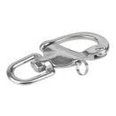 Stainless Steel 316 Ring Rotating Spring Shackle Quick Release Shackle D FCG