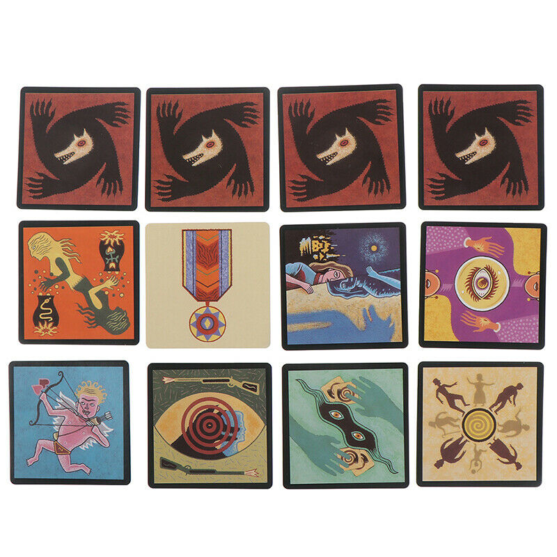 24Pcs Cat Deck Board Board Games Cards English Version Family Fun Playing CarTE