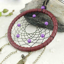 Peacock Pattern Feather Dream Catcher Feather Hanging Handmade Ornament
