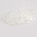 100PCS 0.2ML Disposable Eye Dropper Transfer Graduated Pipettes Polyethylene