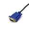1.5m Plastic Dual Link DVI-I 24+5 Pin DVI to VGA 15 Pin Adapter Cable Converter