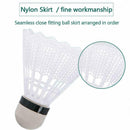 12 Pc/Set White Goose Feather Badminton Sport Shuttlecocks Training Ball B9C2