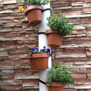 3 Pc/Lot Unique Gutter Downspout Garden Flower Pot Drain Pipe Flower Pots T