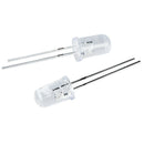 5mm Dia Clear Round Head Blue Light Emitting Diodes LED 50 Pcs G2B8
