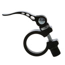 Bike Bicycle Quick Release Seat Post Seatpost Clamp Aluminium Alloy Black 3 N4L6