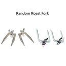 1pc Electric BBQ Rotisserie Grill Roast Rod Spit Universal Kit Motor Meat Skewer
