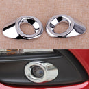 Front Fog Light Lamp Trim Cover Chrome Decoration fit for Mazda 3 M3 Axela 2017