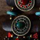 Ethnic Style Creative Jewelry Tassel Necklace Female Wooden Pendant Item Re