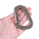 5pcs hiking backpack snap keychain d-ring clip buckle hook carabine Gw
