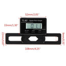 TL90 Digital Pitch Gauge LCD Backlight Display Blades Angle Measurement Tools