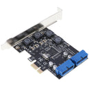 New USB 3.0 PCIE Card - USB Internal Header Expansion Card with 15 Pin SATA