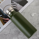 500ml Stainless Steel Water Bottle Insulated Sport & Gym Drinks Mug Green
