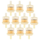 20 Pcs 1/4'' Universal Motorcycle Mini Small Engine Inline Gas Fuel Filters